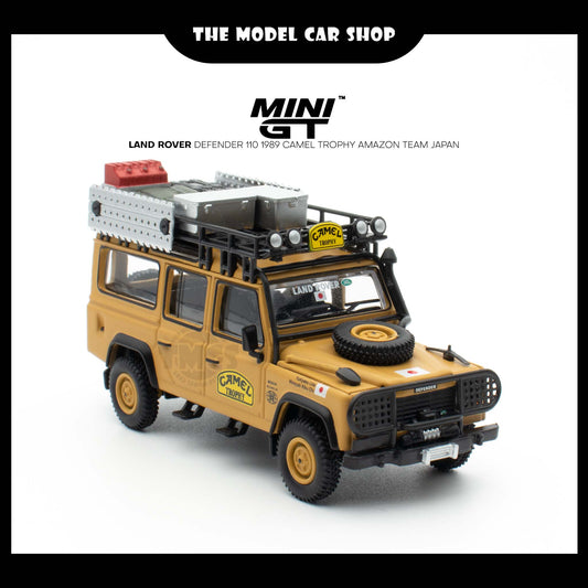 [MINI GT] Land Rover Defender 110 1989 Camel Trophy Amazon Team Japan