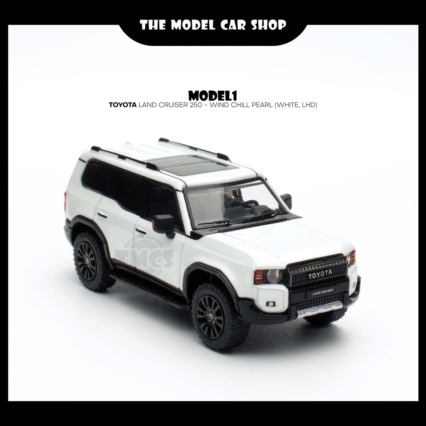 [Model1] Toyota Land Cruiser 250 - Wind Chill Pearl (White, LHD)