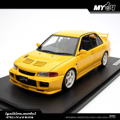 [Ignition Model] Mitsubishi Lancer Evolution III GSR (CE9A) - Yellow