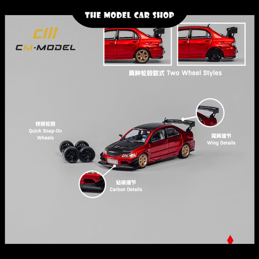 [CM Model] Mitsubishi Lancer Evo IX - Metallic Red Carbon