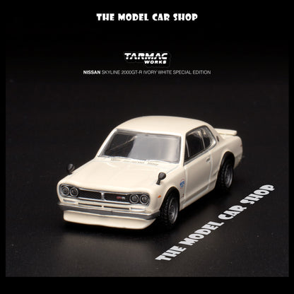 [Tarmac Works] Nissan Skyline 2000 GT-R (KPGC10) - Ivory White Special Edition