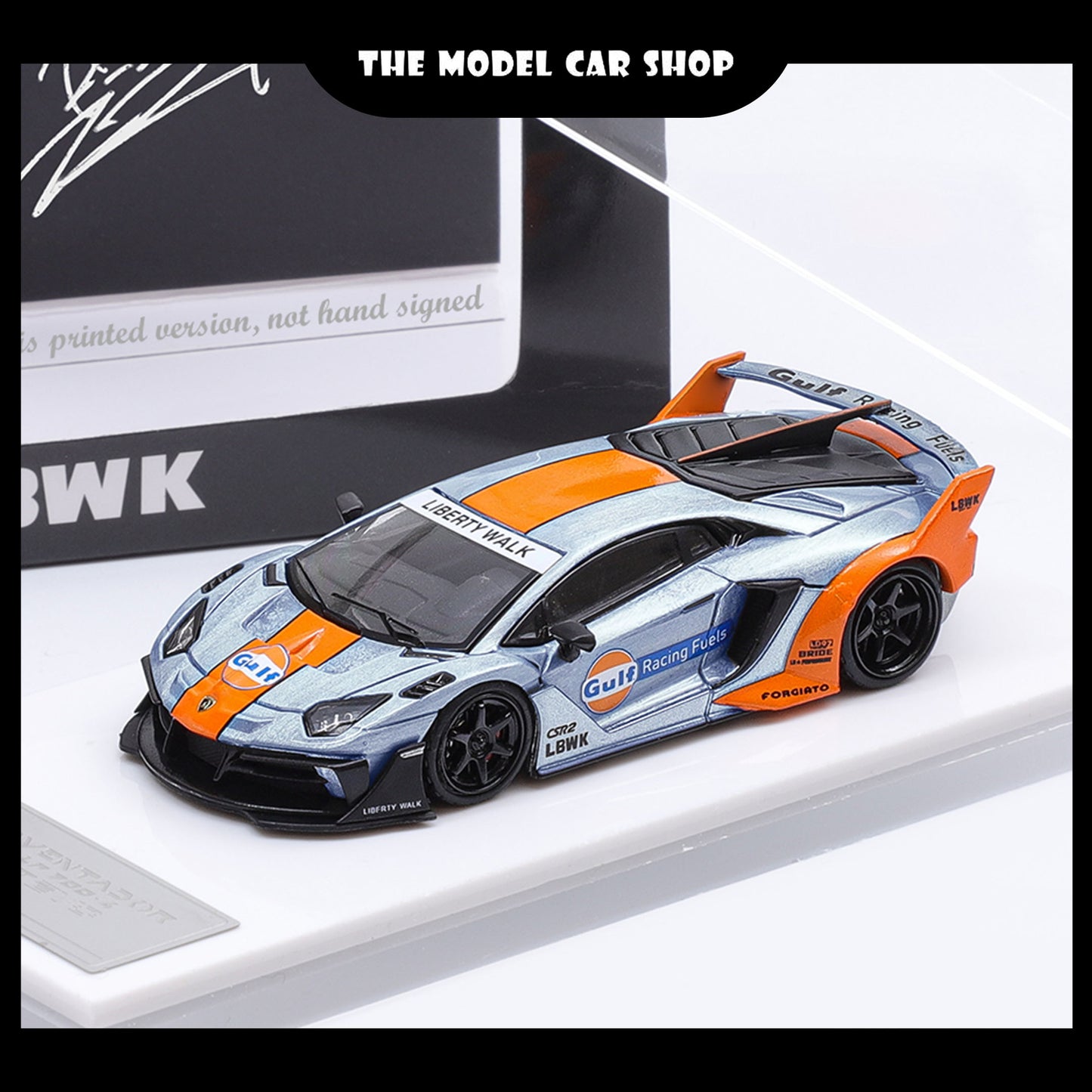 [Star Model] Aventador LP700 Silhouette WORKS GT EVO - Gulf Raw Ice Blue