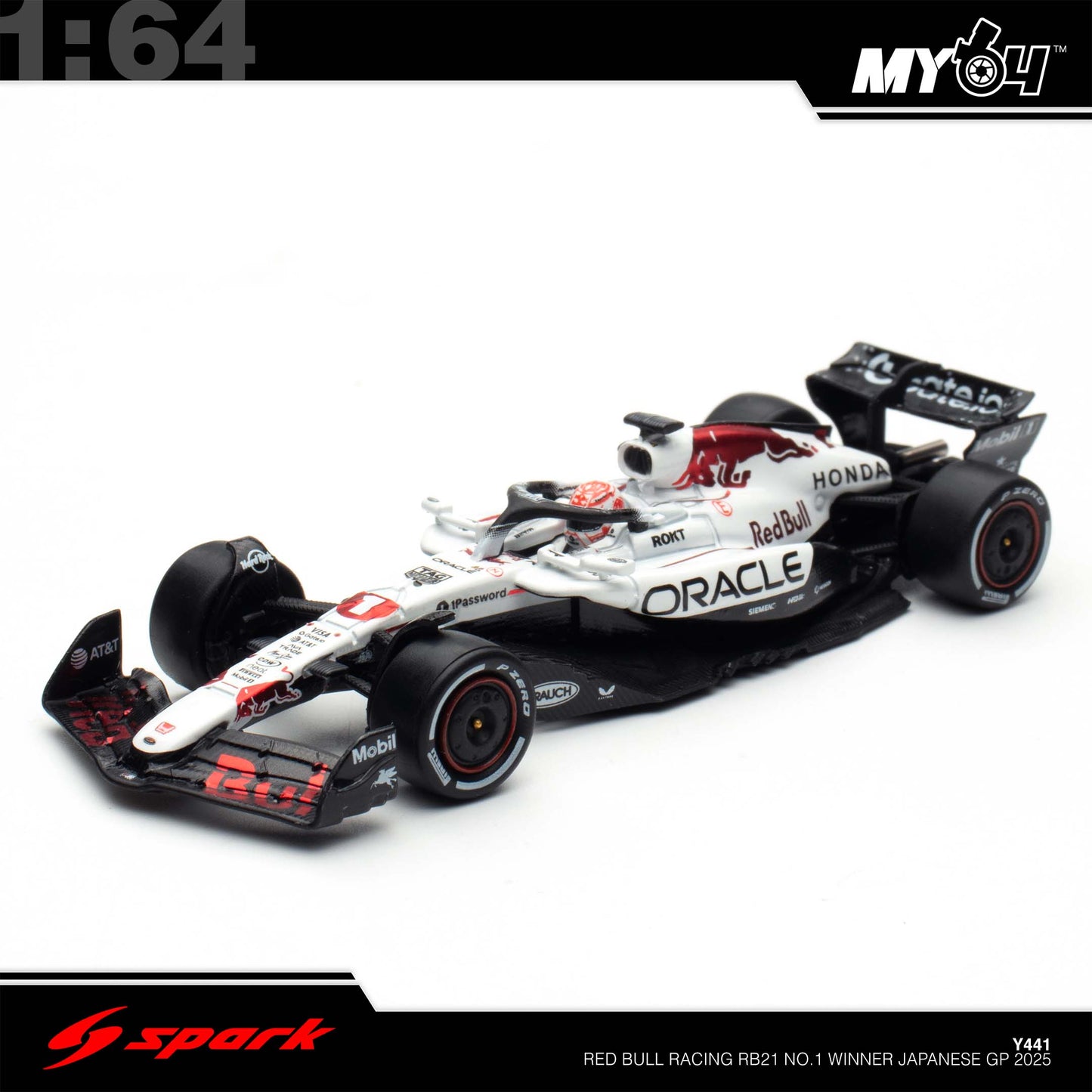 [Sparky] 1:64 Red Bull Racing RB21 No.1 Oracle Red Bull Racing- Winner Japanese GP 2025- Max Verstappen