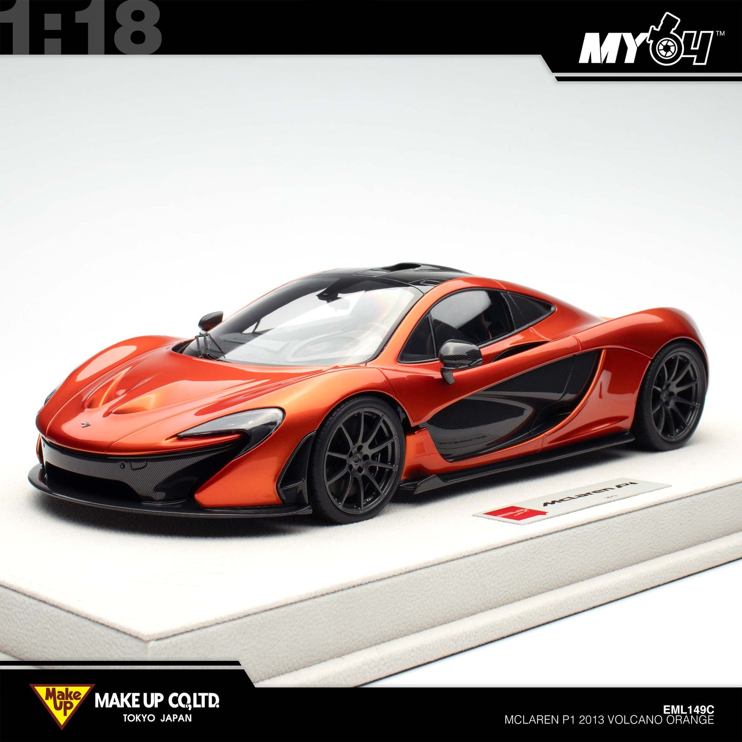 [Make Up] 1:18 Edilion Mclaren P1 2013 - Volcano Orange