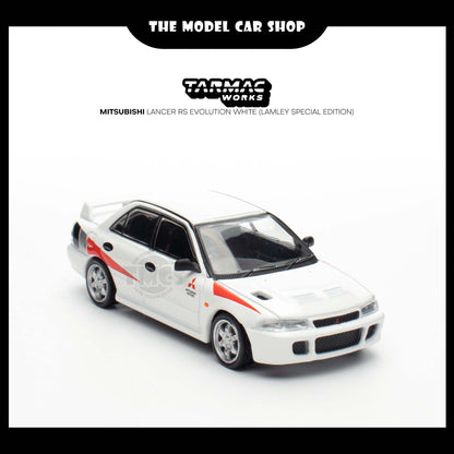 [Tarmac Works] Mitsubishi Lancer RS Evolution White (Lamley Special Edition)