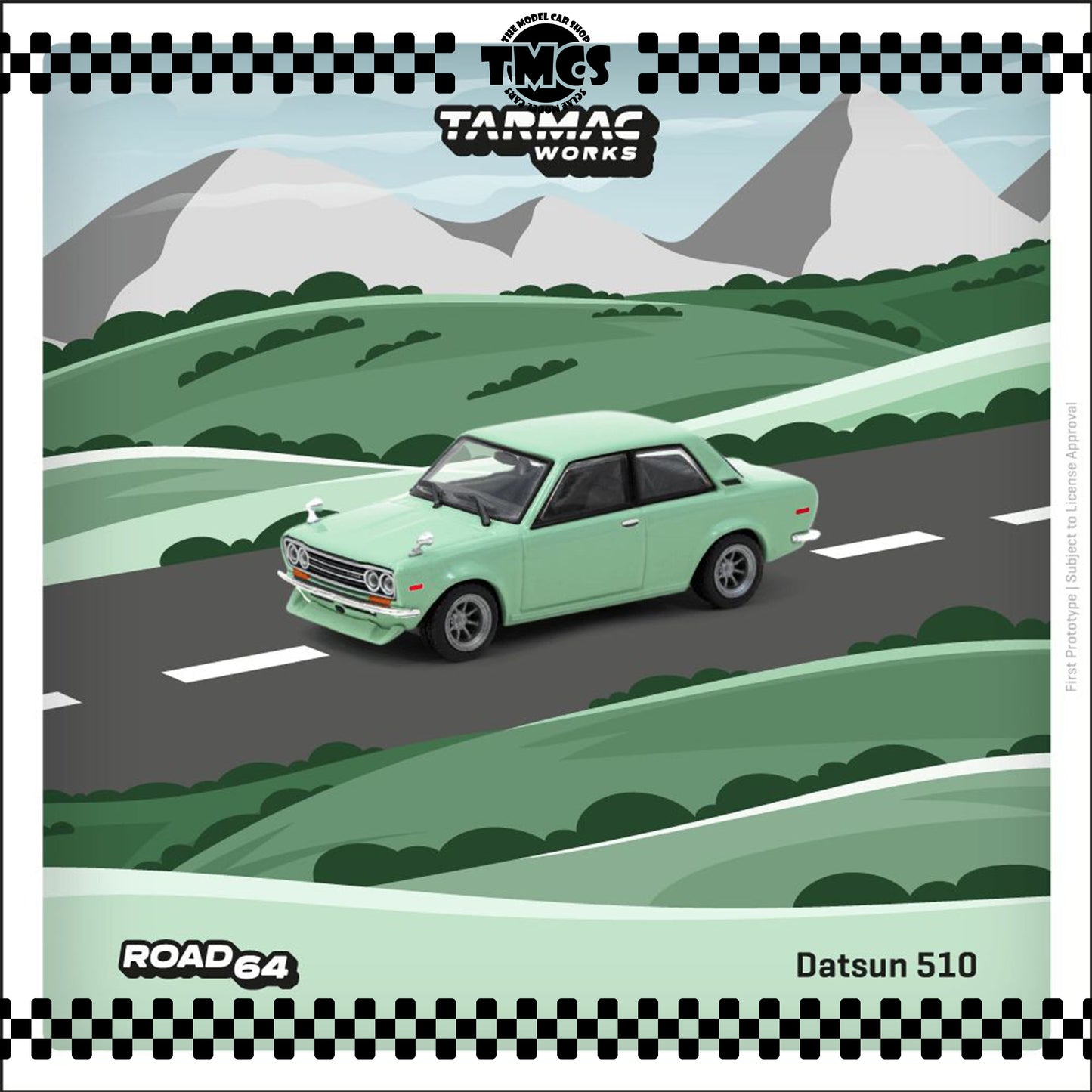 [Tarmac Works] Datsun 510 - Light Green