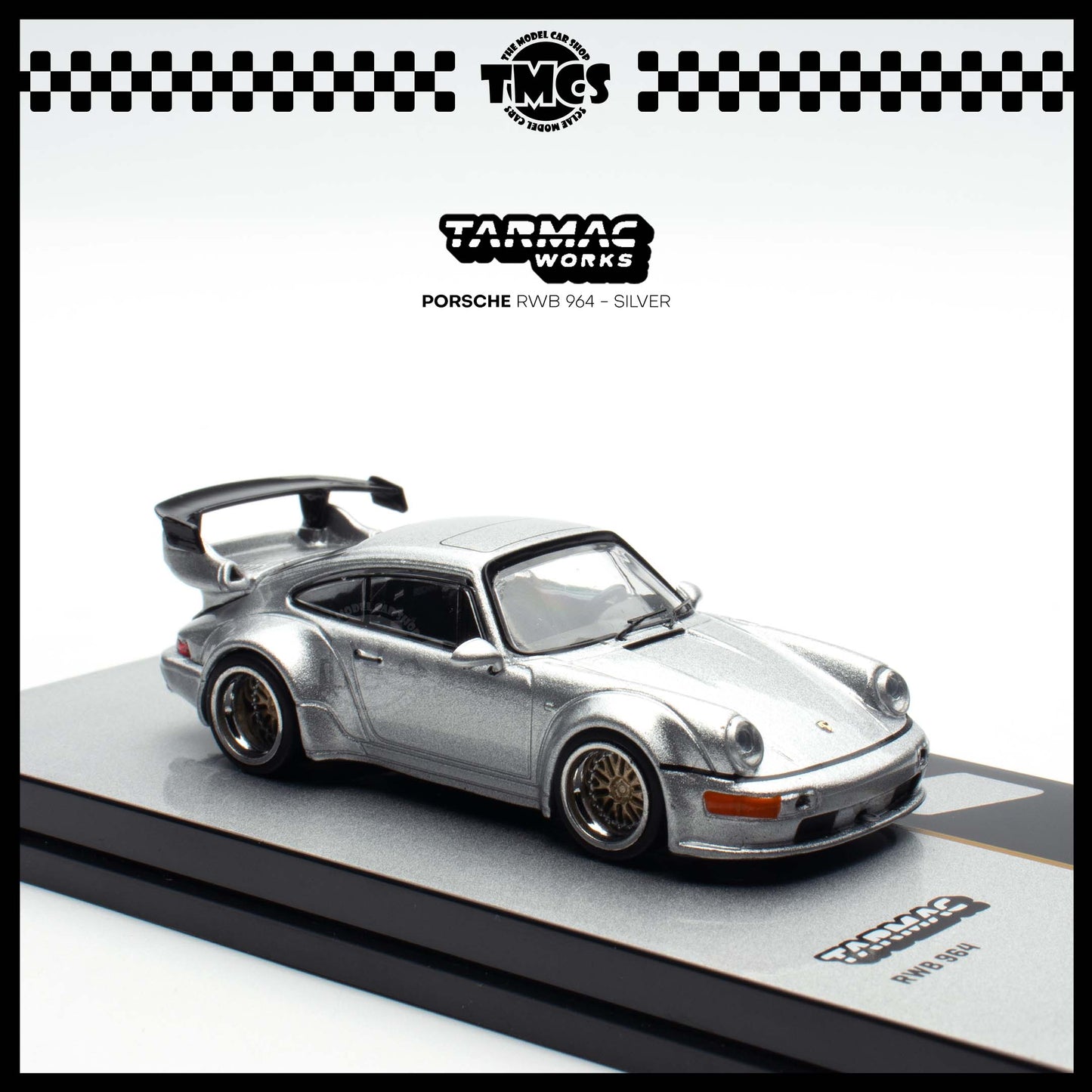 [Tarmac Works] 1:64 Porsche RWB 964 - Silver
