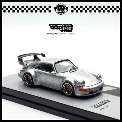 [Tarmac Works] 1:64 Porsche RWB 964 - Silver