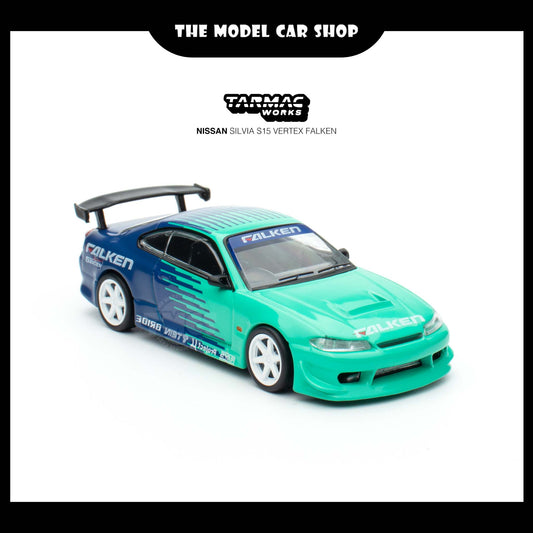 [Tarmac Works] VERTEX Nissan Silvia S15 FALKEN (With Chase Car)