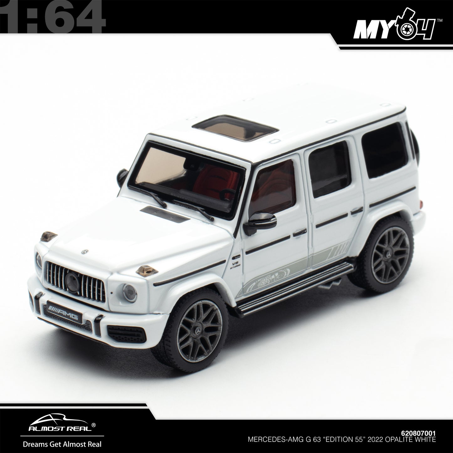 [ARBox] 1:64 Mercedes-AMG G 63 "Edition 55"-2022 - Opalite White