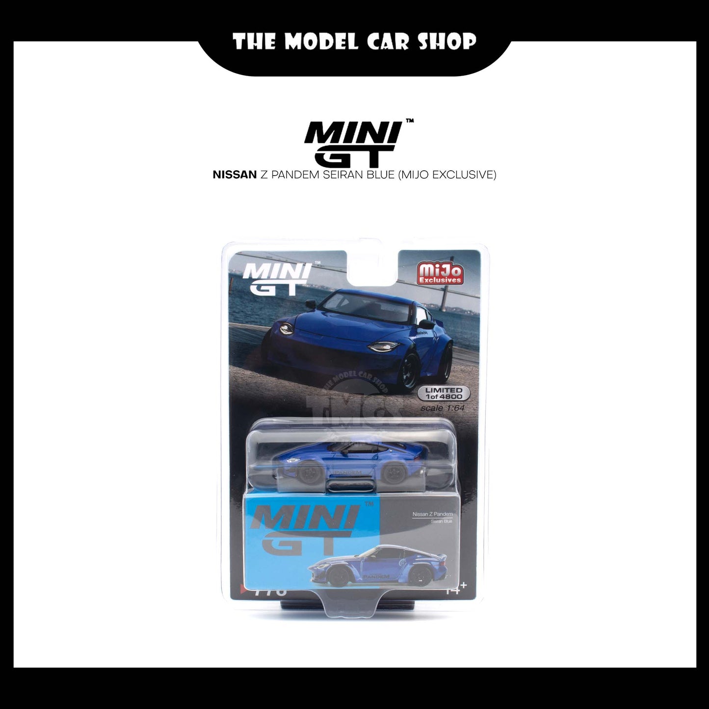 [MINI GT] Nissan Z Pandem Seiran Blue (Mijo Exclusive)