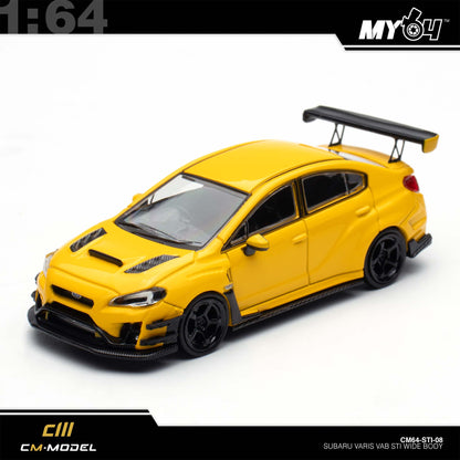 [CM Model] 1:64 Subaru STI Varis WideBody 1.0  - Yellow
