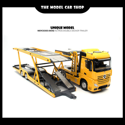 [Unique Model] Mercedes-Benz Actros Double Decker Trailer - Yellow