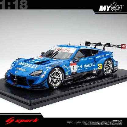 [Sparky] MARELLI IMPUL Z No.1 TEAM IMPUL GT500 SUPER GT 2023 Kazuki Hiramine - Bertrand Baguette