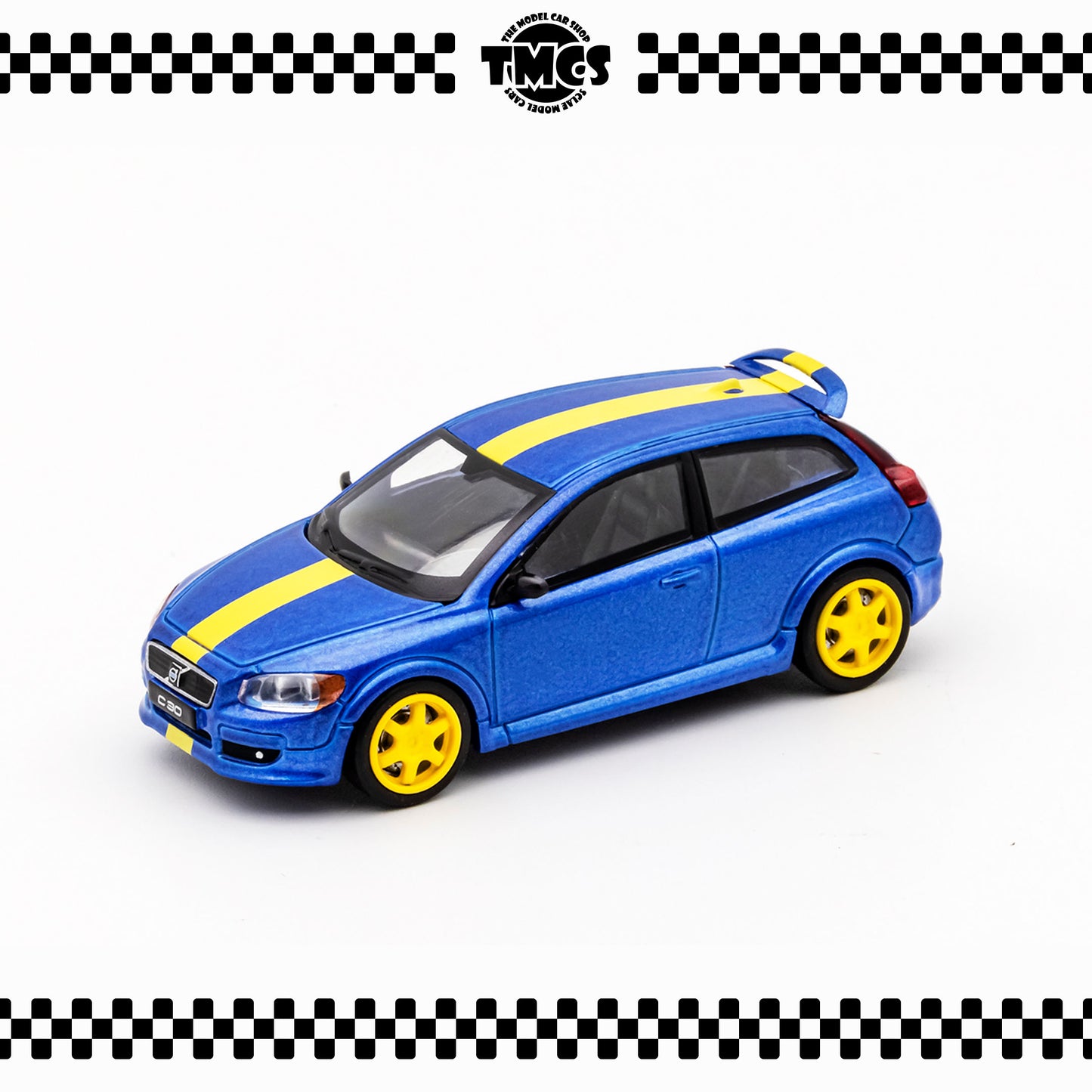 [DCT] Volvo C30 - Blue with Yellow Stripe