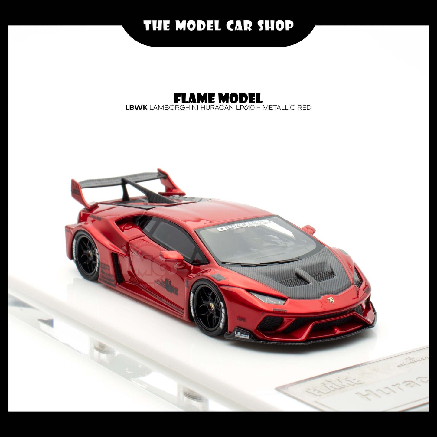 [Flame Model] LBWK Lamborghini Huracan LP610 - Metallic Red