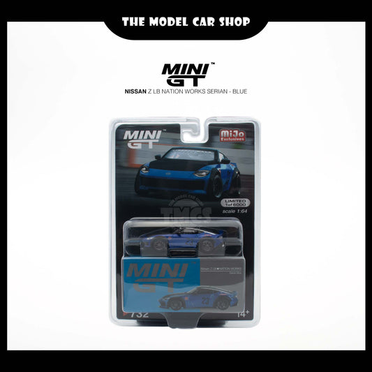 [Mini GT] Nissan Z LB★NATION WORKS Serian - Blue (Mijo Exclusive)