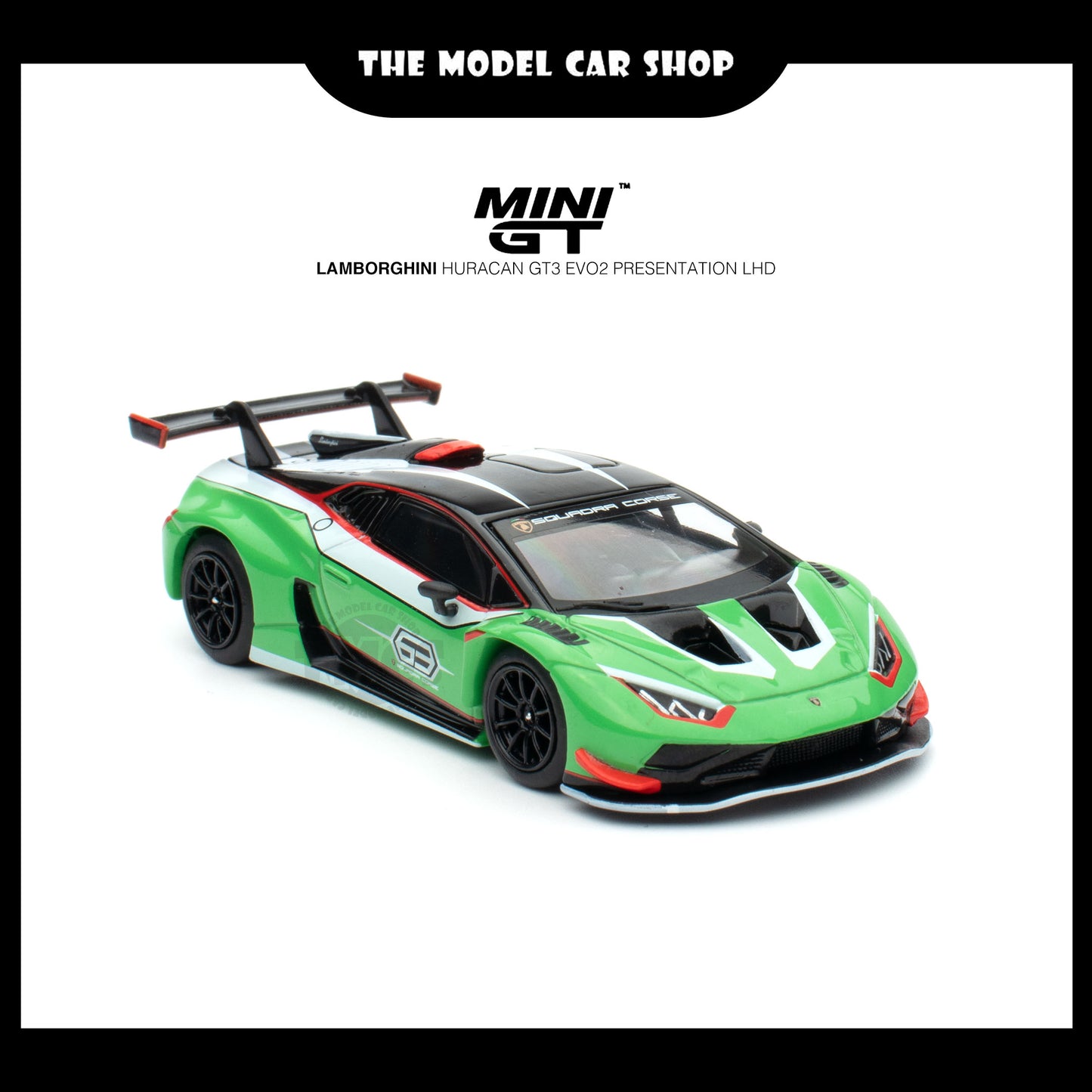 [MINI GT] Lamborghini Huracán GT3 EVO2 Presentation (UNSEALED)