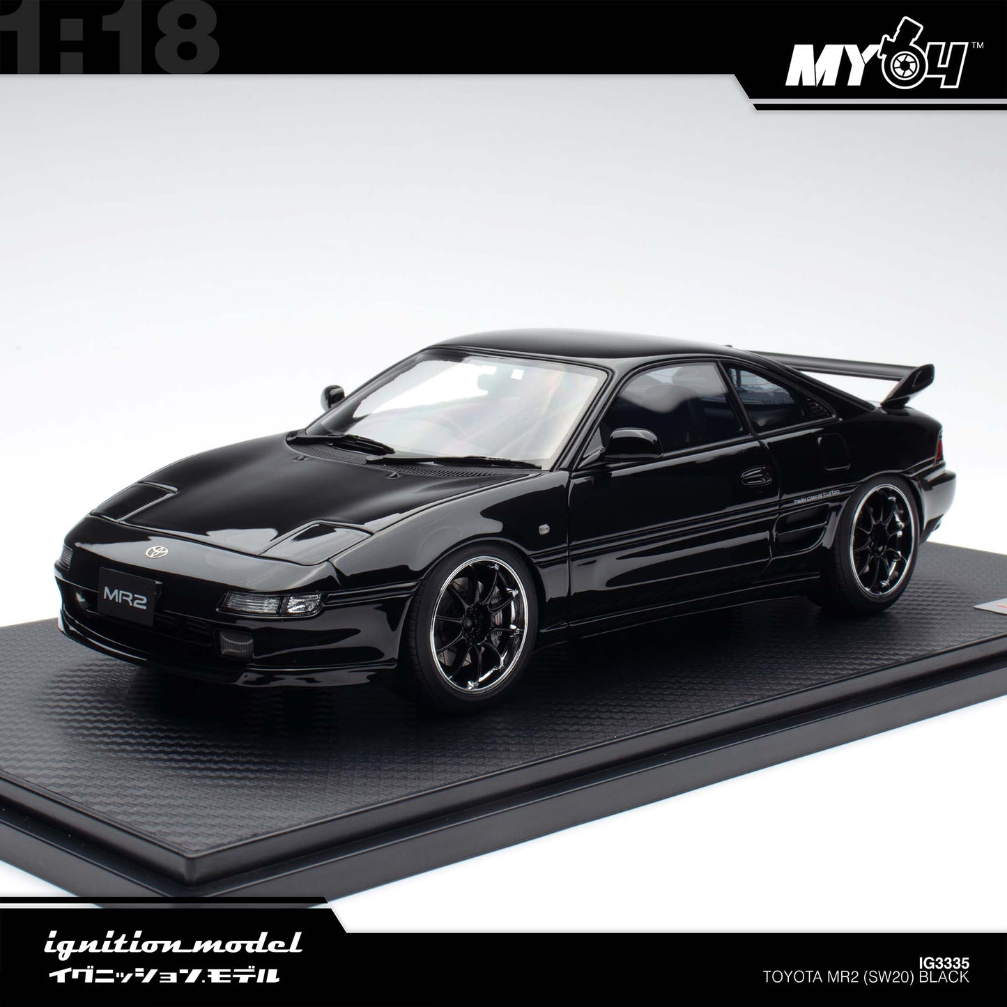 [Ignition Model] Toyota MR2 (SW20) - Black