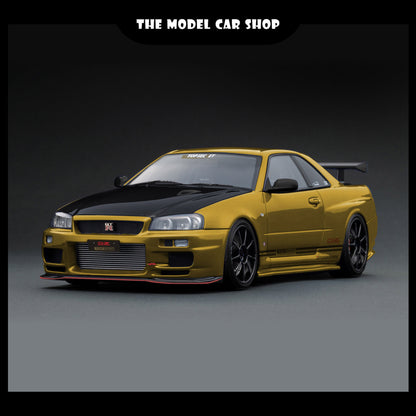 [Ignition Model] Top Secret 34GT-R (BNR34) - Gold