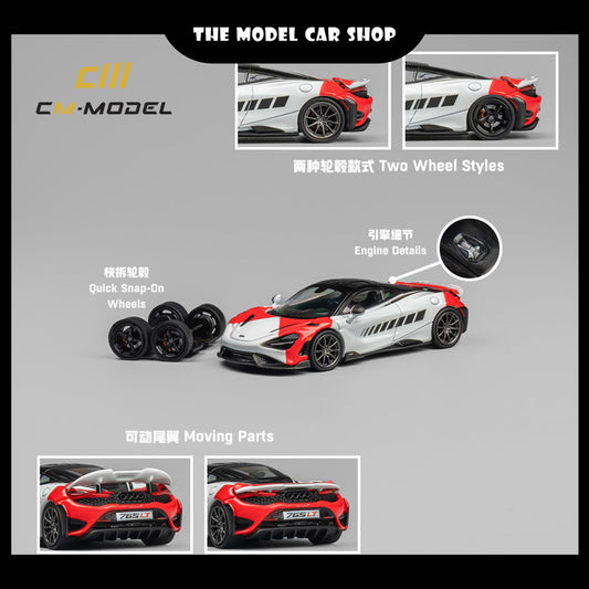 [CM Model] McLaren 765LT - Red White