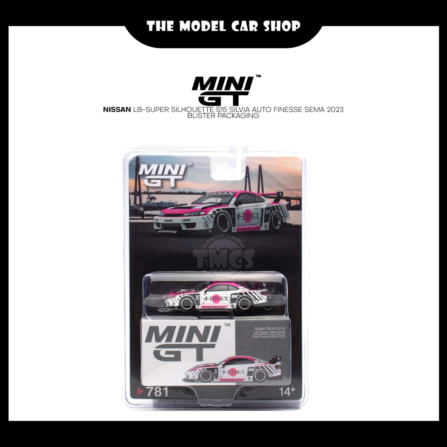 [MINI GT] Nissan LB-Super Silhouette S15 SILVIA Auto Finesse SEMA 2023