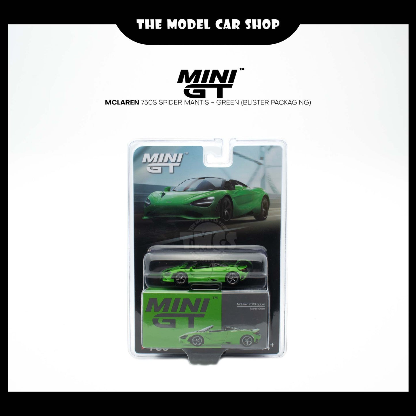 [MINI GT] McLaren 750S Spider Mantis - Green