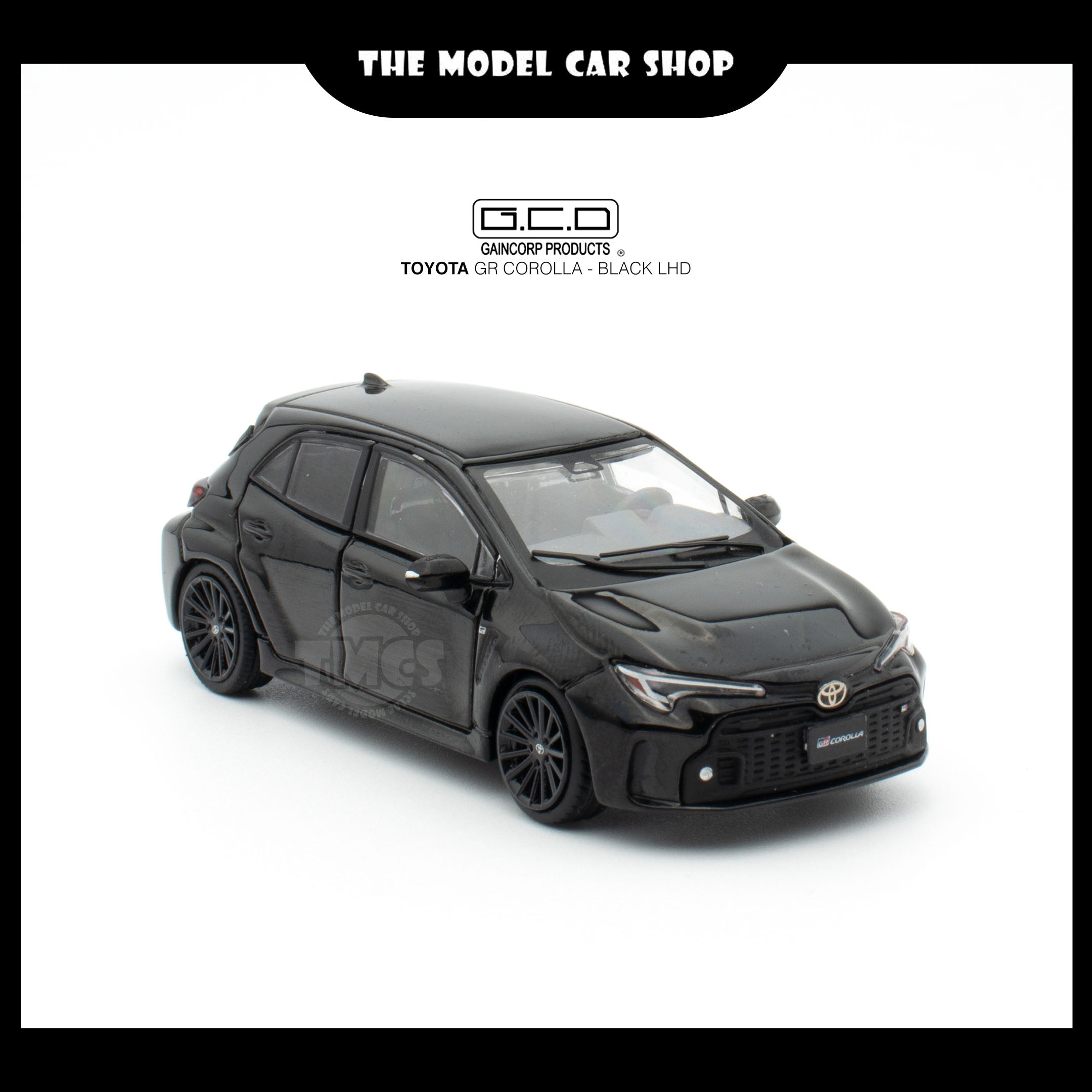 GCD] Toyota GR Corolla - Black (LHD) | The Model Car Shop