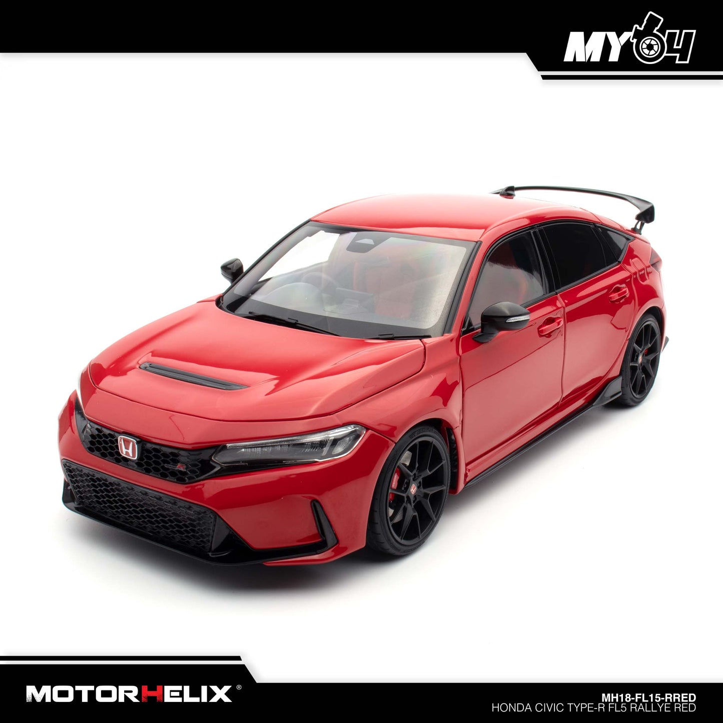 [Motorhelix] 1/18 Honda Civic Type-R FL5 - Rallye Red