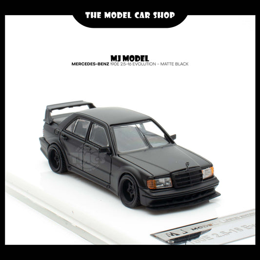 [MJ Model] Mercedes-Benz 190E 2.5-16 Evolution - Matte Black