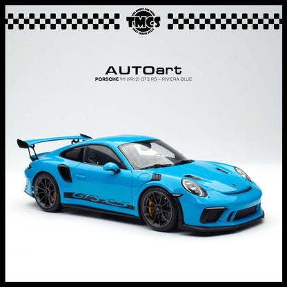 [Auto Art] 1:18 Porsche 911 (991.2) GT3 RS  - Riviera Blue