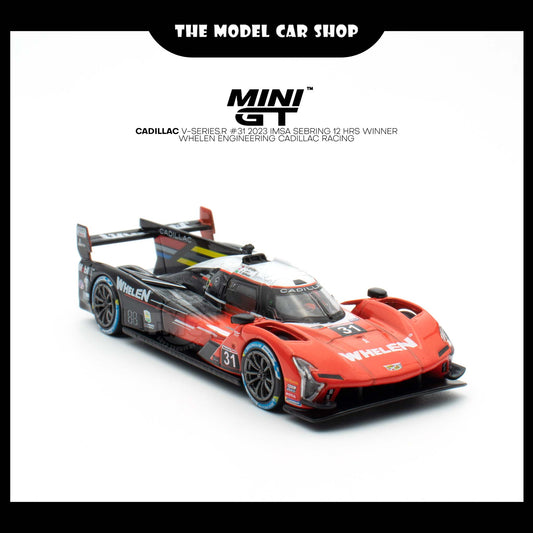 [MINI GT] Cadillac V-Series.R #31 Whelen Engineering Cadillac Racing 2023 IMSA Sebring 12 Hrs Winner