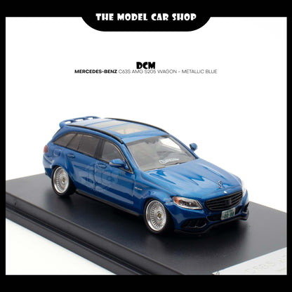 [DCM] Mercedes-Benz C63S AMG S205 Wagon - Metallic Blue Low Rider