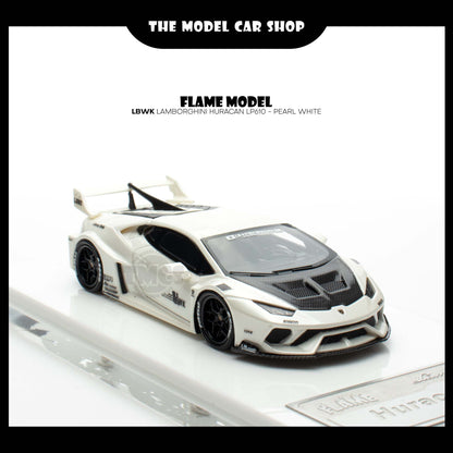 [Flame Model] LBWK Lamborghini Huracan LP610 - Pearl White