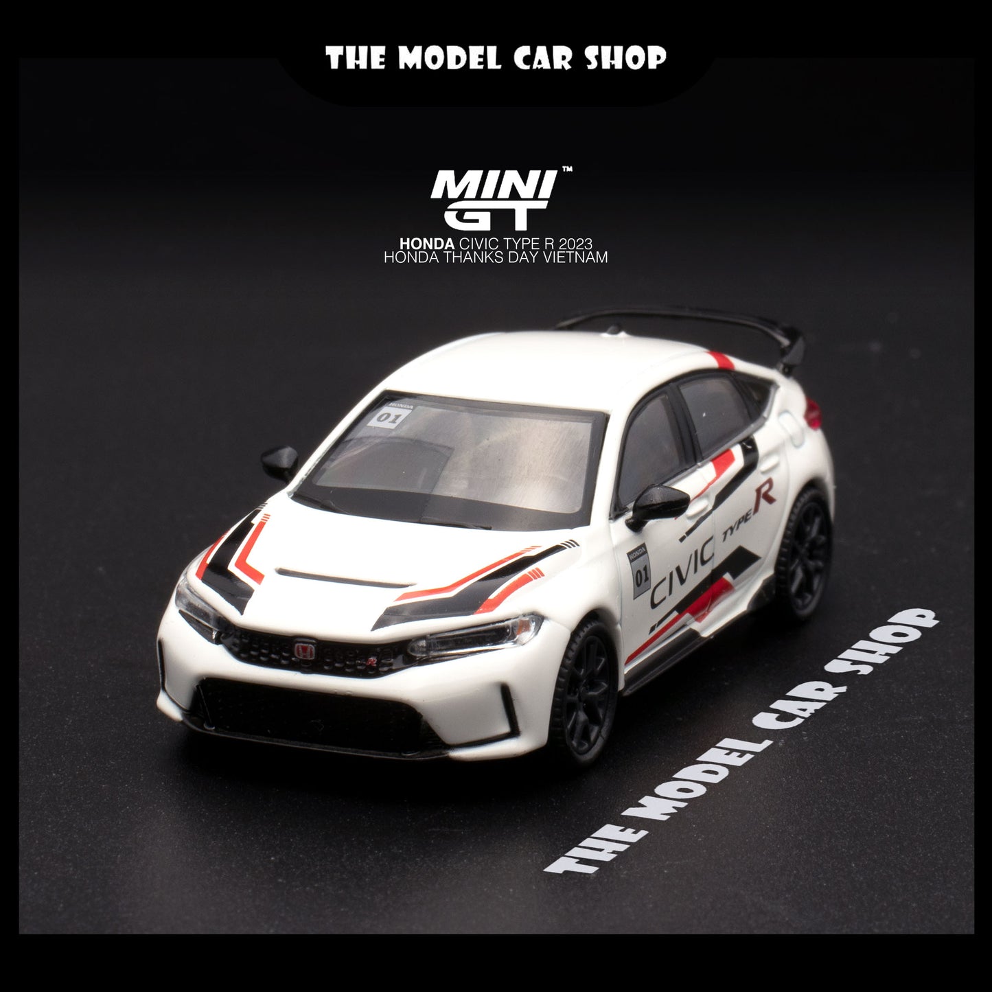 [Mini GT]  Honda Civic Type R 2023 Honda Thanks Day Vietnam