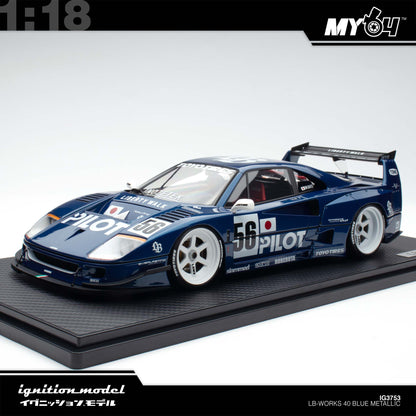 [Ignition Model] 1:18 LB-WORKS 40 - Blue Metallic