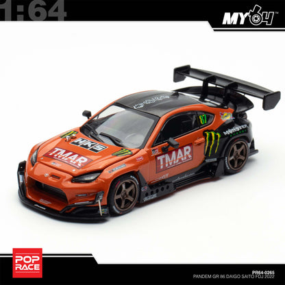 [Pop Race] 1:64 Pandem GR86 - Daigo Saito Formula  Drift Japan 2022