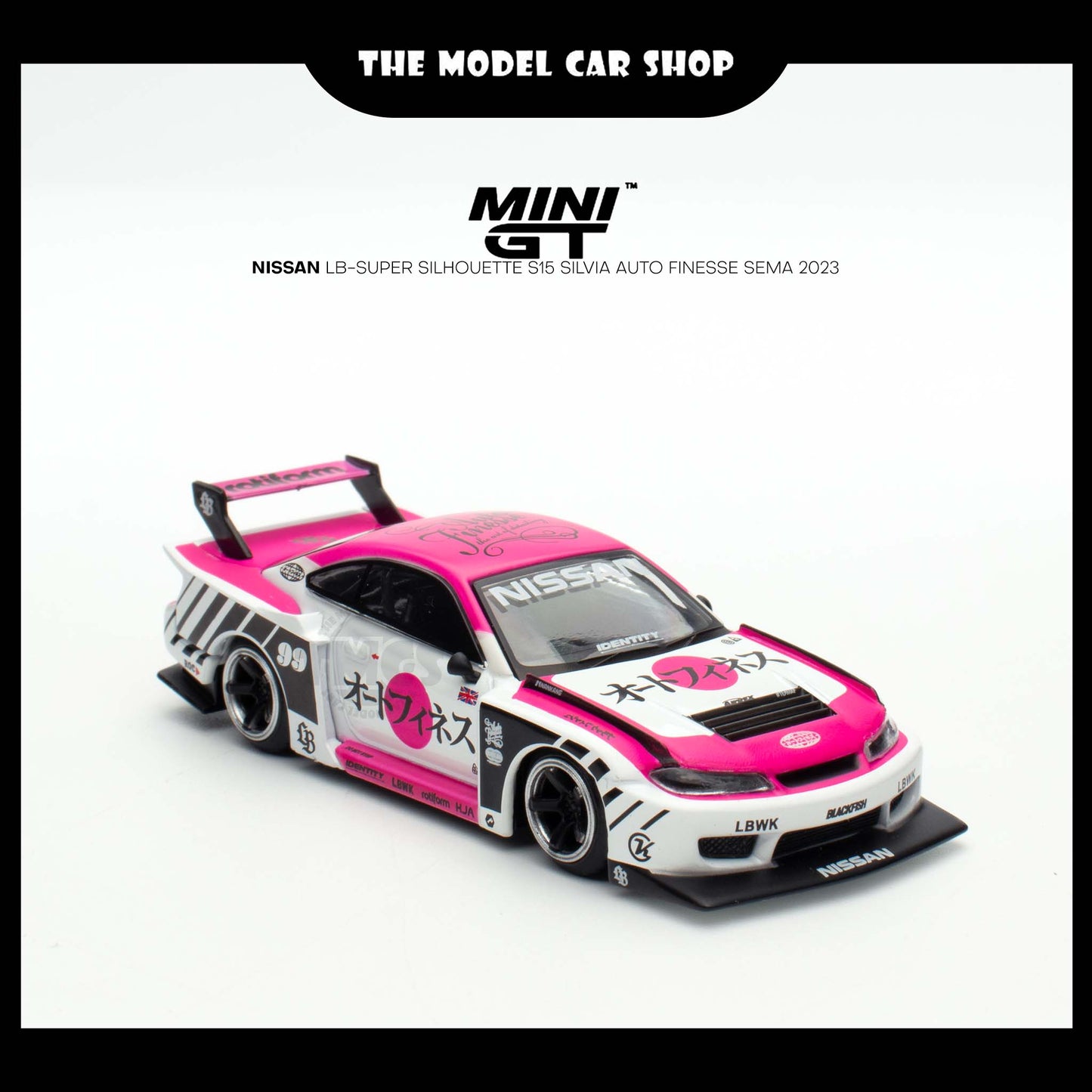 [MINI GT] Nissan LB-Super Silhouette S15 SILVIA Auto Finesse SEMA 2023