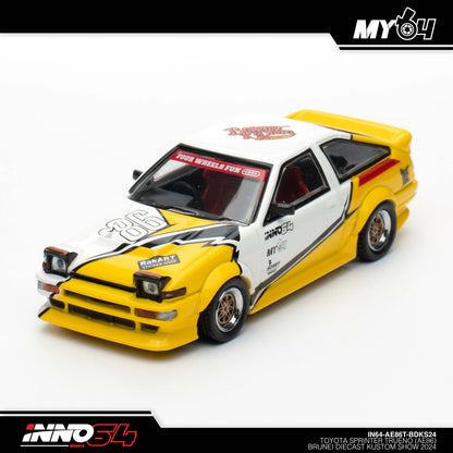 [INNO64] Toyota Sprinter Trueno AE86 Brunei Diecast Kustom Show 2024