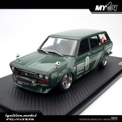 [Ignition Model] Datsun Bluebird (510) Wagon Green