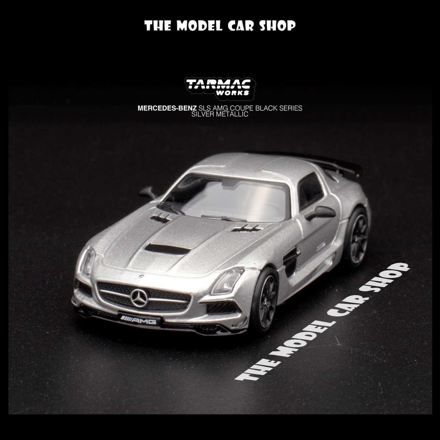 [Tarmac Works] Mercedes-Benz SLS AMG Coupe - Black Series Silver Metallic