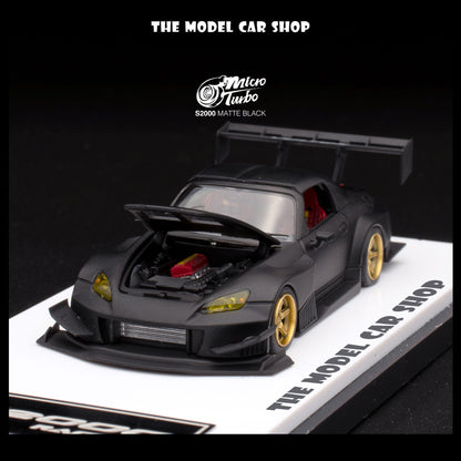 [Micro Turbo] Honda S2000 JS Racing Race Car Time Attack - Matte Black