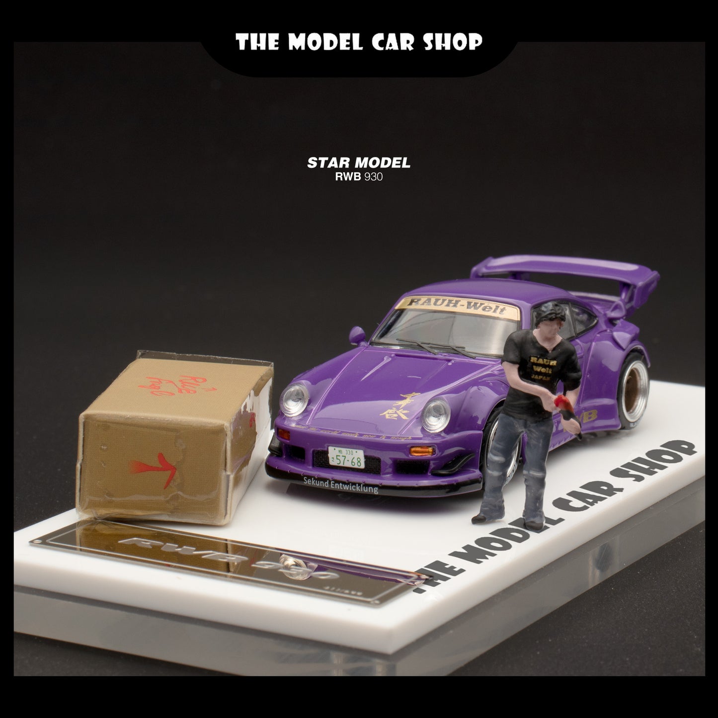 [Star Model] RWB 930 GT Wing - Gloss Purple With Figure & Accesories