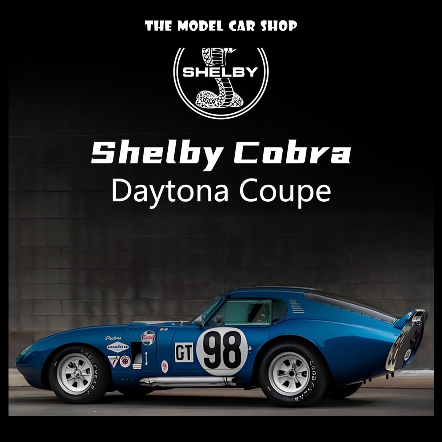 [Fine Works] Shelby Daytona Coupe - Blue