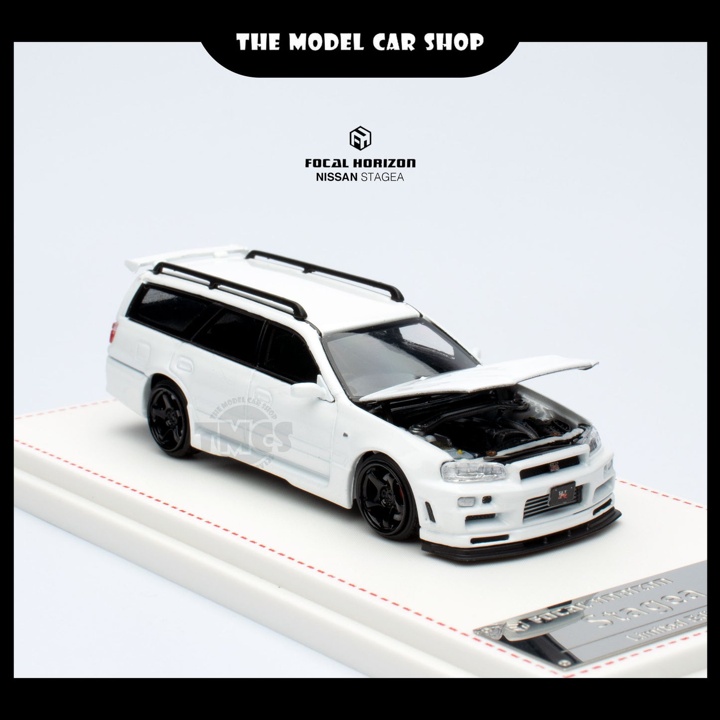 [Focal Horizon] Nissan Stagea - White