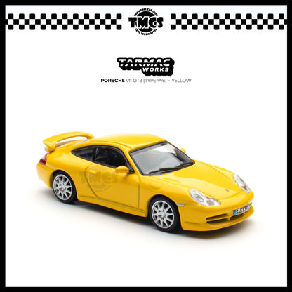 [Tarmac Works] 1:64 Porsche 911 GT3 (Type 996) - Yellow