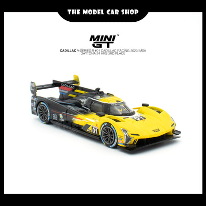 [MINI GT] Cadillac V-Series.R #01 Cadillac Racing 2023 IMSA Daytona 24 Hrs 3rd Place