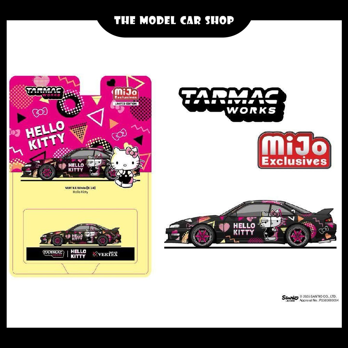 [Tarmac Works] VERTEX Silvia S14 Hello Kitty