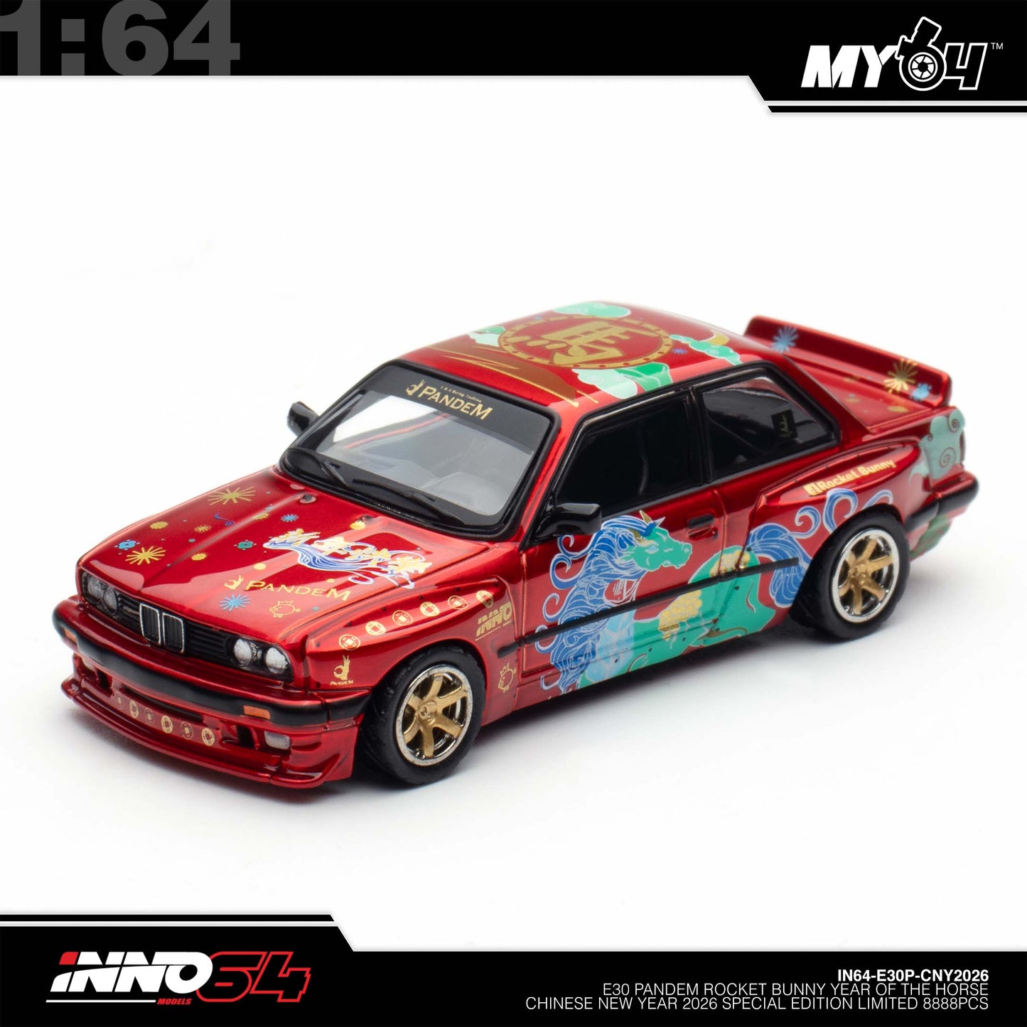 [INNO64] 1:64 Pandem Rocket Bunny E30 The Year Of The Horse 2026 Limited Edition