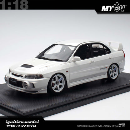 [Ignition Model]  1:18 Mitsubishi Lancer Evolution IV (CN9A) - White